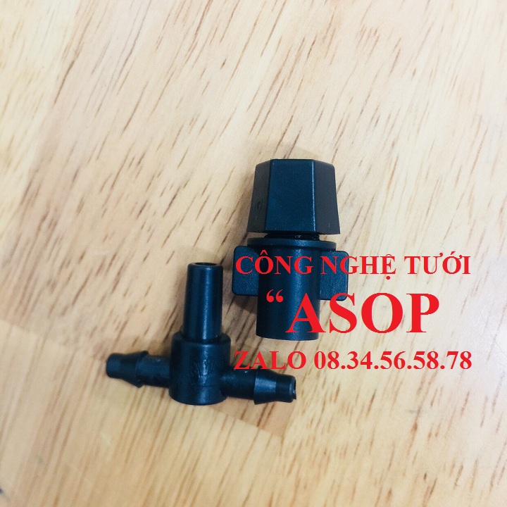 20 béc phun sương asop 1 cửa kèm chia 3 - màu đen