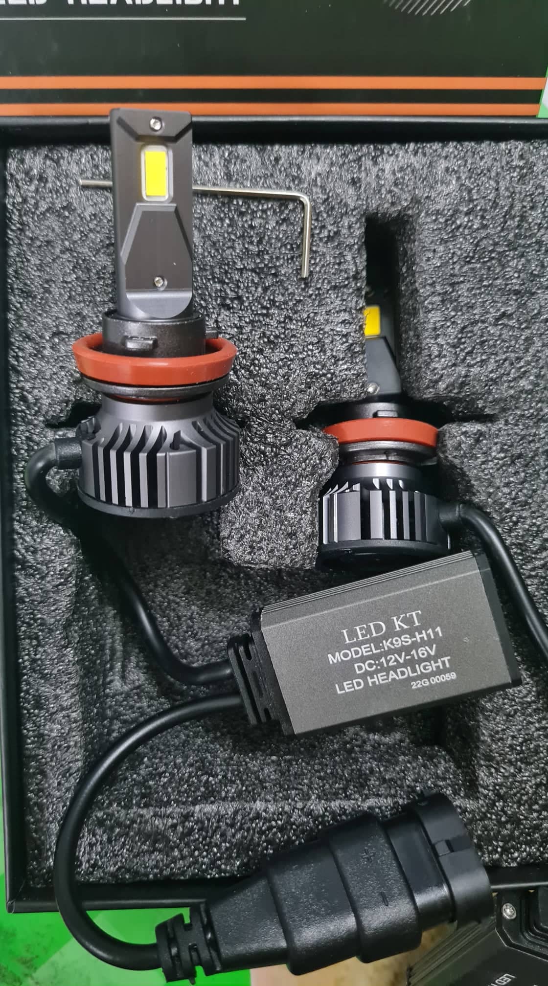 Led vàng phá sương k9s chip csp cao cấp chân h11 h9 h8 và 880 881 h27 cho đèn gầm xe ô tô