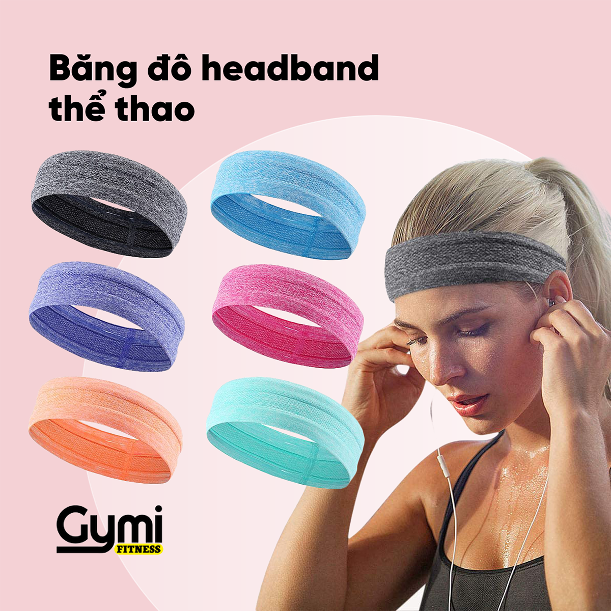 [HCM]Băng Đô Headband Thể Thao