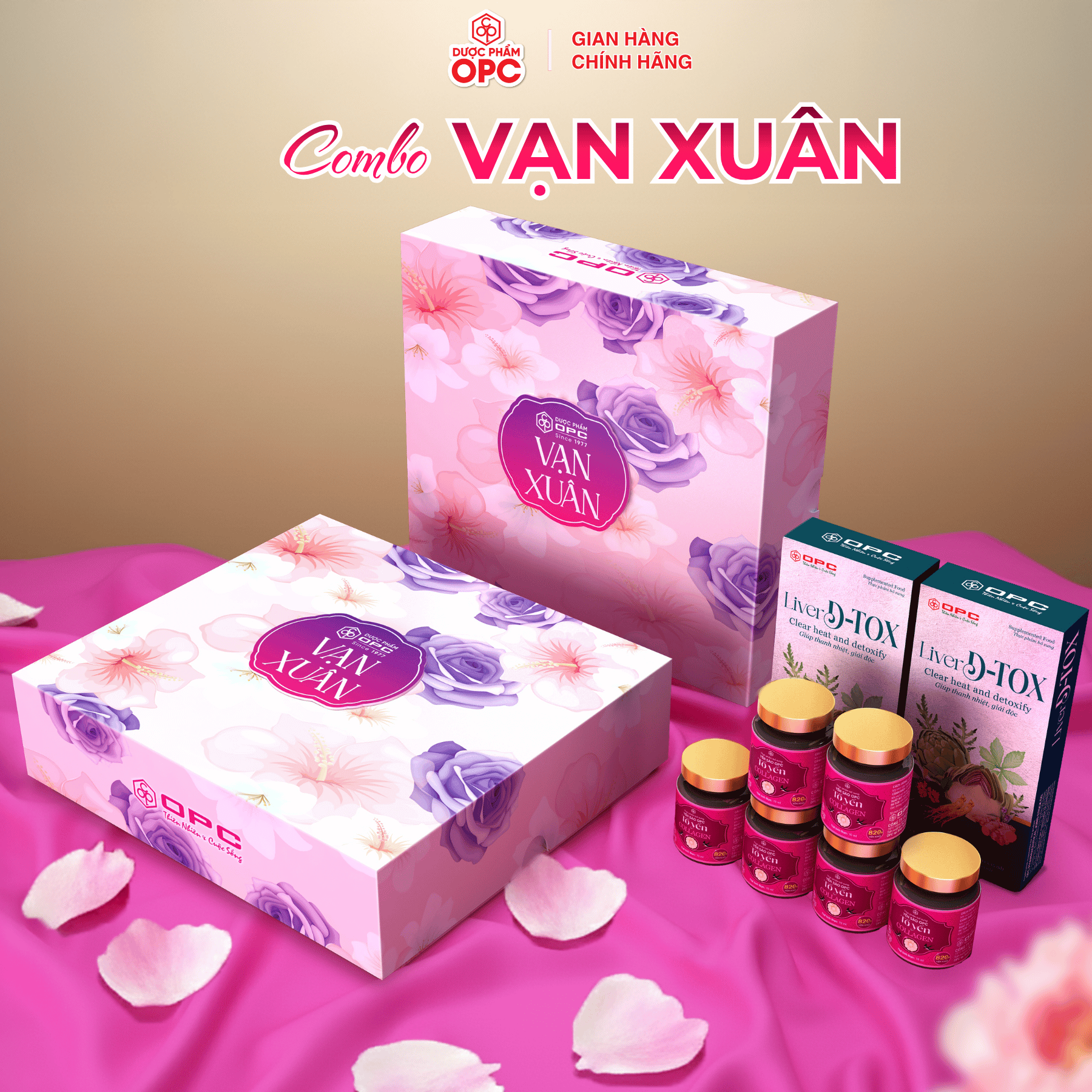 Van Xuan Combo - Liver D-Tox & Collagen Bird's Nest