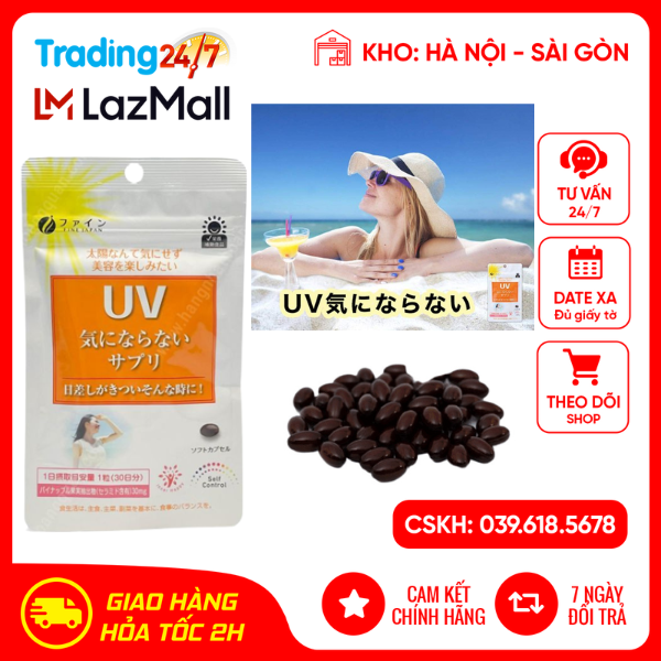 Viên uống chống nắng Fine Japan gói 30 viên Nội Địa Nhật Bản