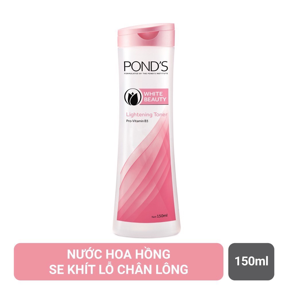 Nước Hoa Hồng Se Khít Lỗ Chân Lông Pond’s White Beauty 150ml
