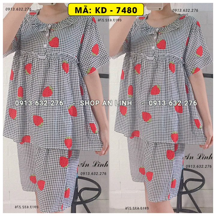 Đồ bộ bầu vải lanh mát lạnh