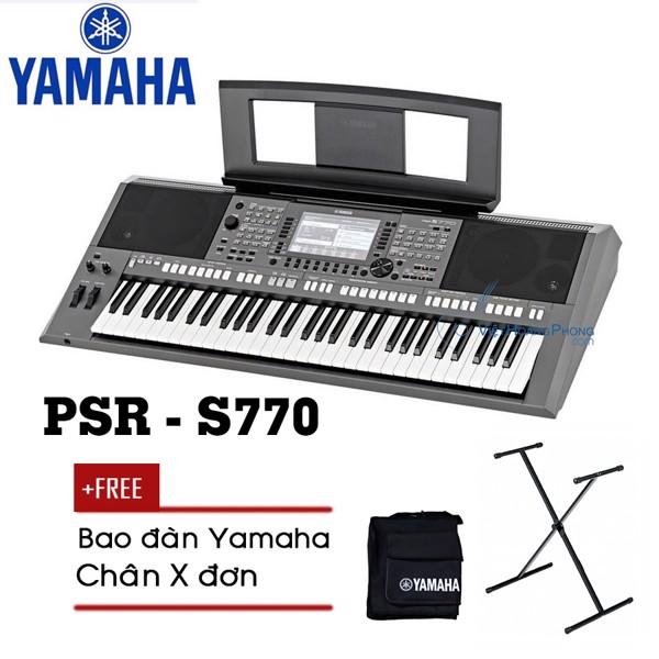 Đàn organ yamaha psr-s775 kèm ad + giá nhạc + chân x đơn + bao đàn - organ chuyên nghiệp - happylive shop