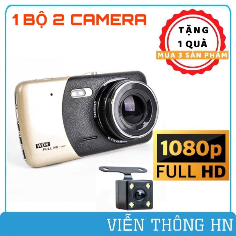 Camera hành trình oto wdr x600 full hd - camera giám sát hành trình trước sau cho ô tô xe hơi