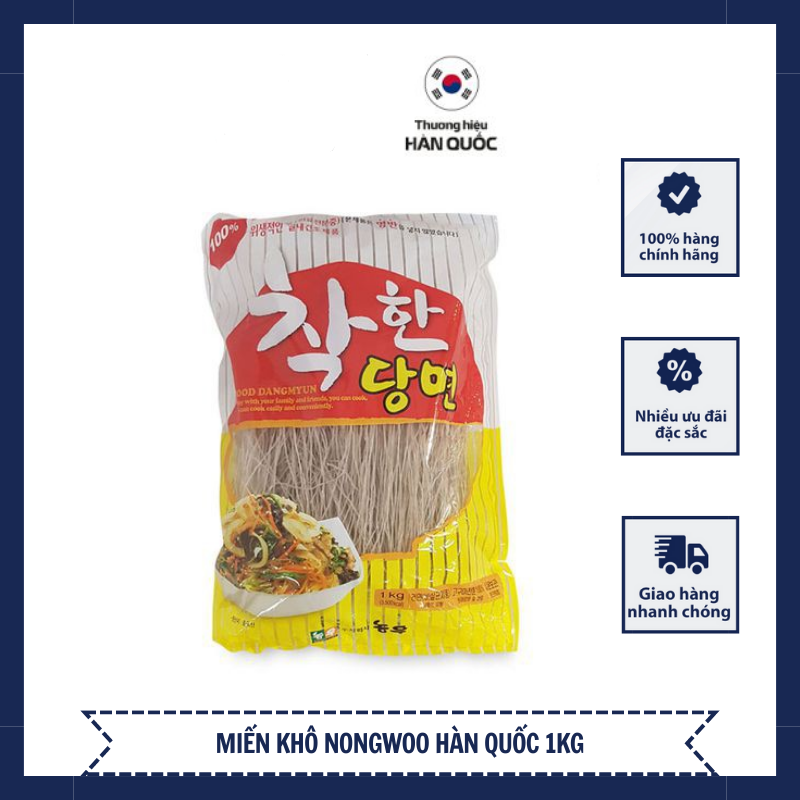 MIẾN KHÔ NONGWOO HÀN QUỐC GÓI 1KG
