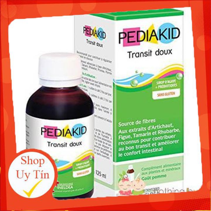 Siro Ngừa táo bón cho trẻ từ 6 tháng tuổi Pediakid Transit Doux Pháp
