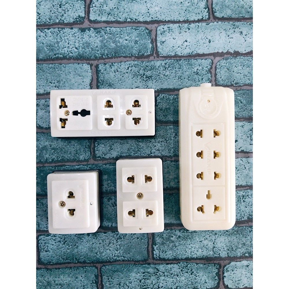 Ổ cắm vinakip 1, 2, 3, 4 ngả