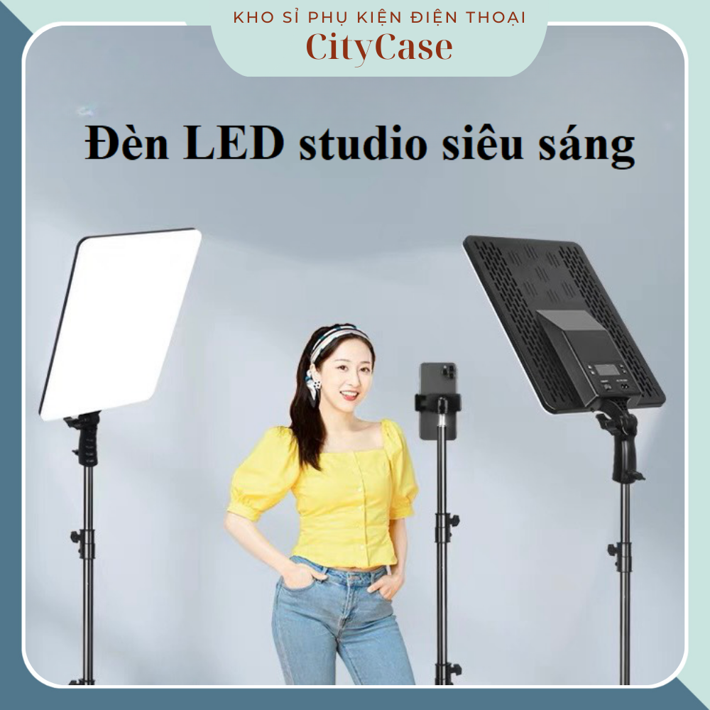 Đèn hỗ trợ Studio chụp ảnh livestream và quay video chuyên nghiệp camera