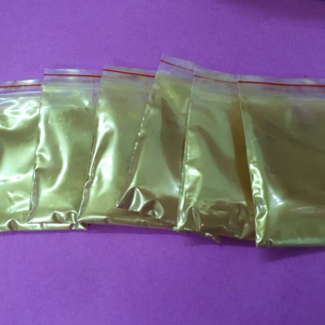 Bột nhũ vàng/nhũ bạc slime