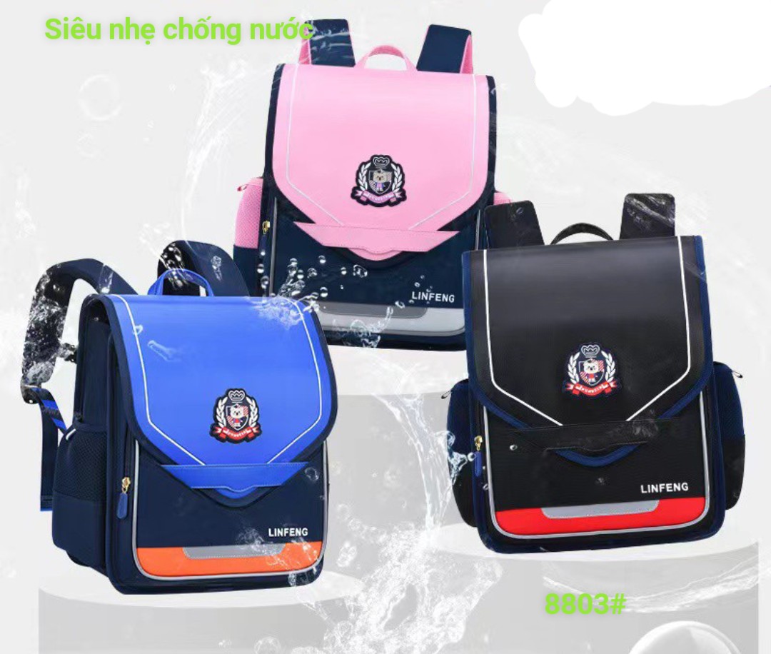 Balo tiểu học cao cấp dành cho bé từ lớp 1 đến lớp 5-balo chống nước cao cấp