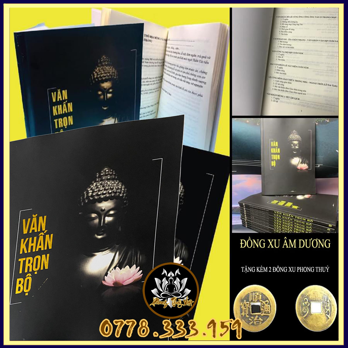 Tặng 2 xu phong thuỷ - văn khấn trọn bộ hơn 60 bài cúng bái cổ truyền việt nam