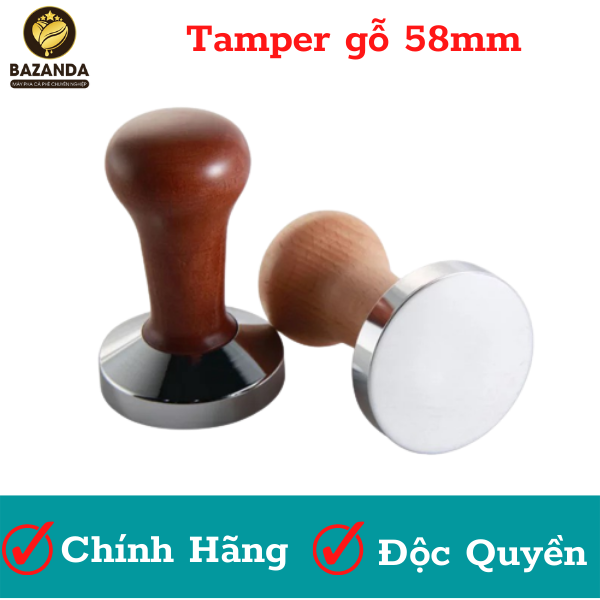 Dụng cụ nén cà phê tamper espresso – 58mm