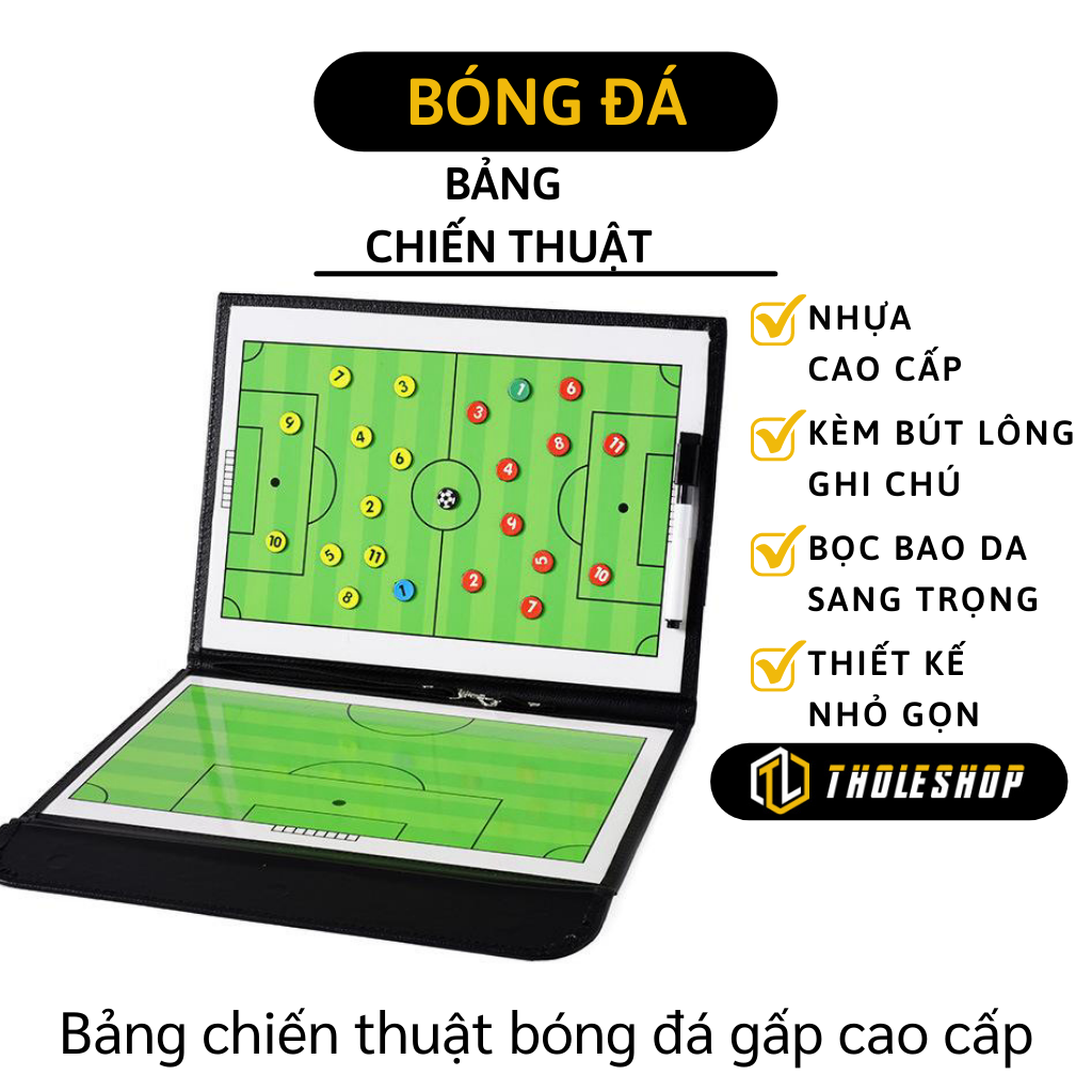 Bảng sơ đồ chiến thuật bóng đá - Bảng chiến thuật bóng đá gấp gọn - Bảng dành cho huấn luyện viên bóng đá nghiên cứu chiến thuật