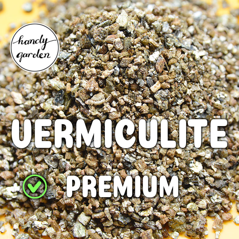 Đá Vermiculite (vơ-mi) size 0.1-2mm 1-2mm 2-5mm 5-8mm 7-12mm dùng trộn đất trồng sen đá, vermi ươm mầm cây con, ấp trứng bò sát | Handy Garden