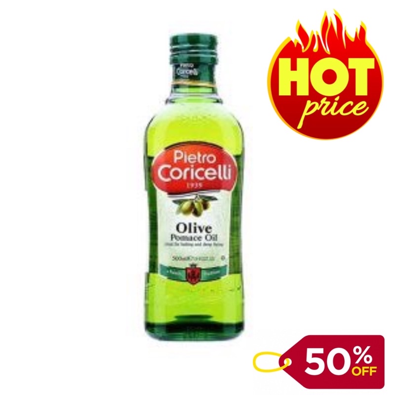 Dầu Oliu Nguyên Chất Cao Cấp Pomace Dầu ô liu được chiết xuất từ quả oliu tươi Pomance Olive Oil 1L Hàng Mới