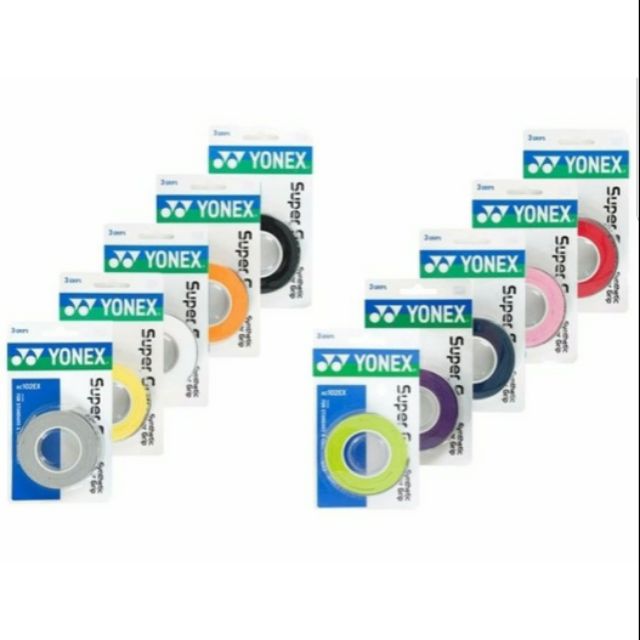 Quấn cán vợt yonex vỉ 3 cuốn Chính Hãng AC102EX, AC102C quấn cán vợt cầu lông vợt tennis