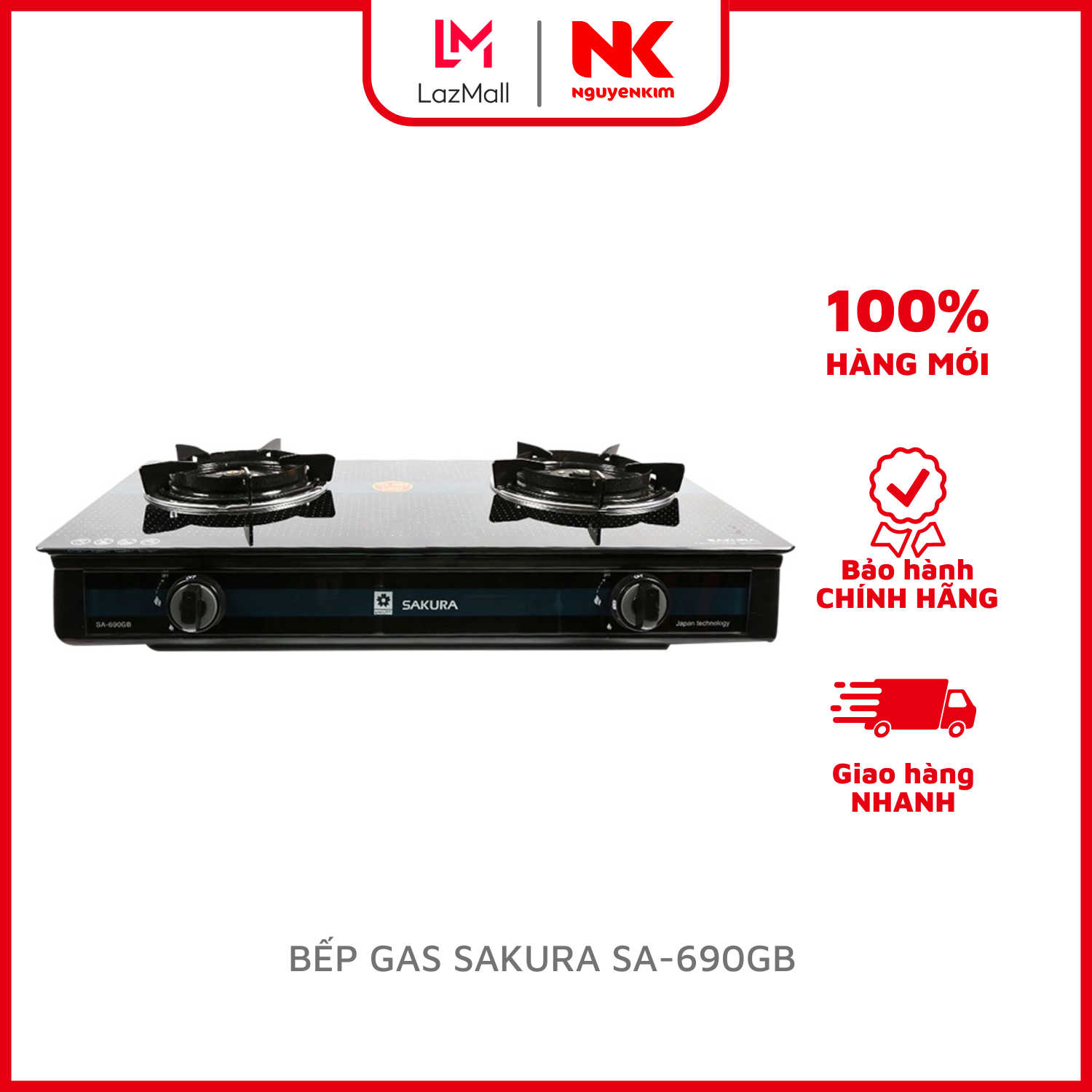 Bếp gas sakura sa-690gb