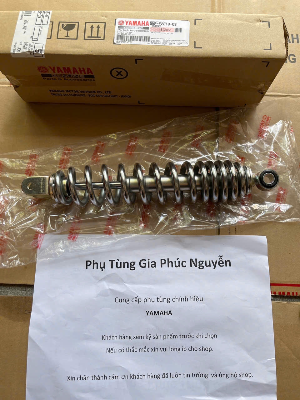 PHUỘC SAU XE MIO Utimo, HÀNG CHÍNH HÃNG YAMAHA