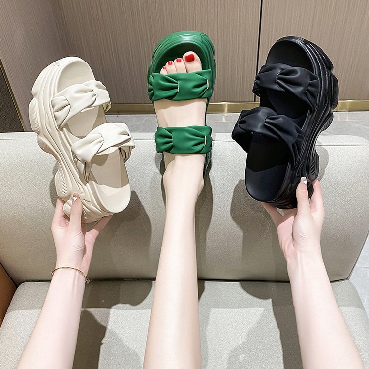 Dép sandal nữ đế xuồng 7cm - hàng thời trang cao cấp xả hàng - sale hạ giá