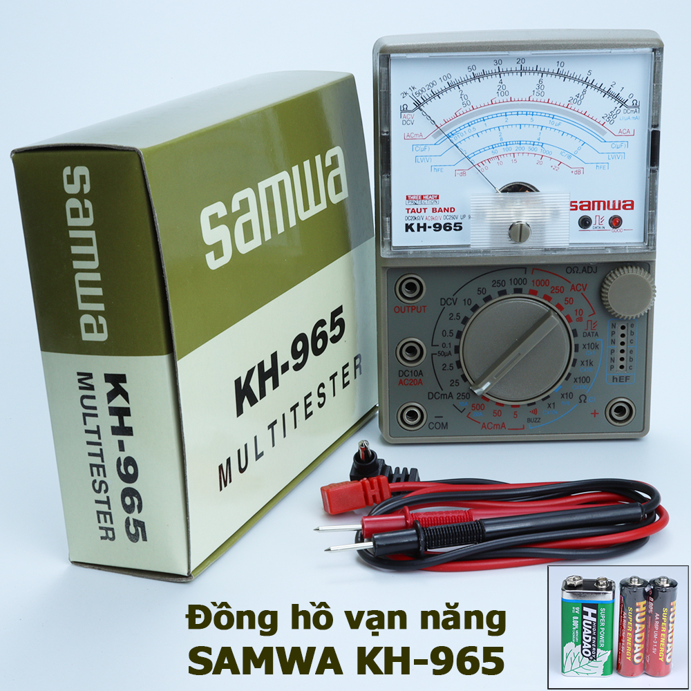 Đồng hồ vạn năng kim vom samwa kh-965 tặng kèm pin