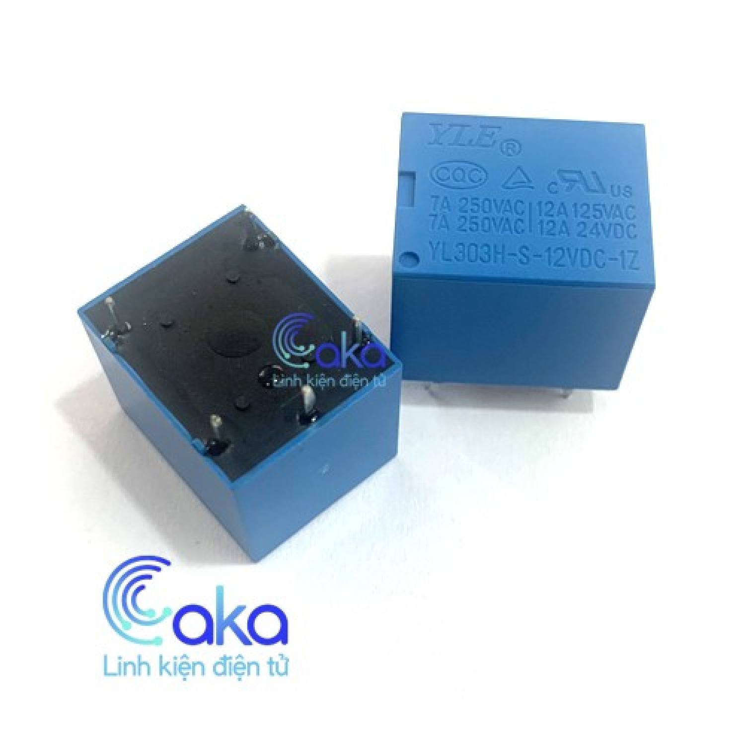 Relay 12v 7a 5 chân yl303h-s-12vdc-1z