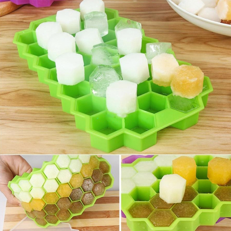 Khay nhựa dẻo làm đá tổ ong