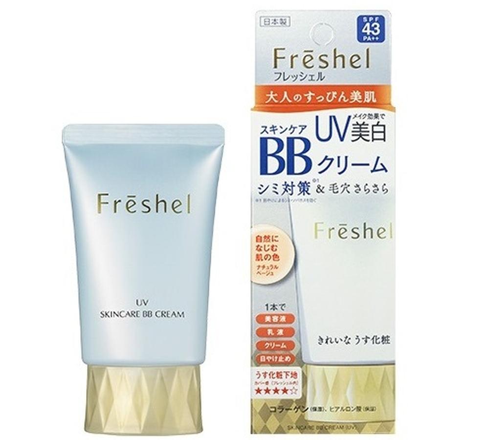 Kem trang điểm Freshel Kanebo BB cream 5in1 UV SPF43PA++ 50g
