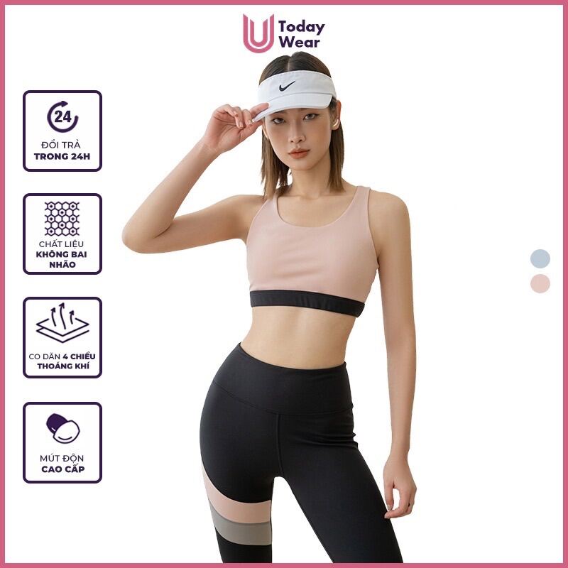 Áo tập thể thao Gym Yoga Stripe Sport Bra