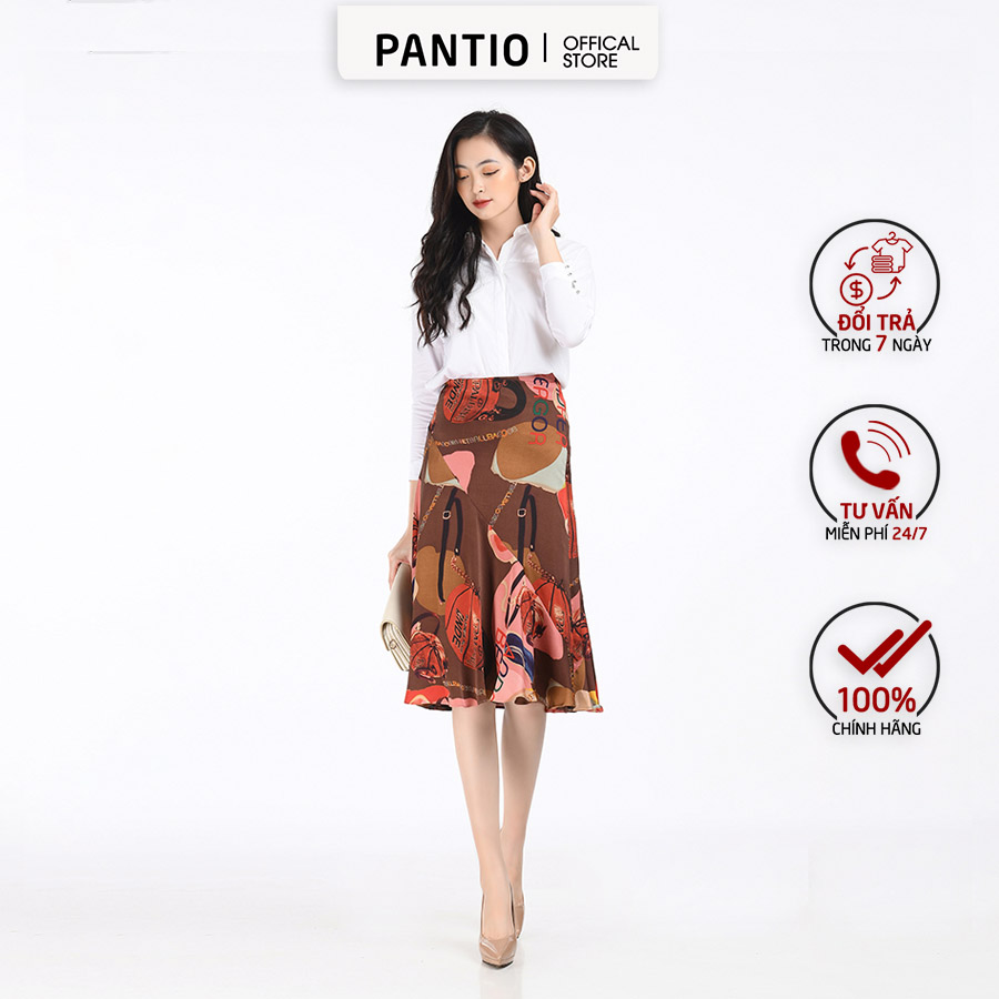 FJD9715 - Chân váy dài chất voan nhẹ thời trang