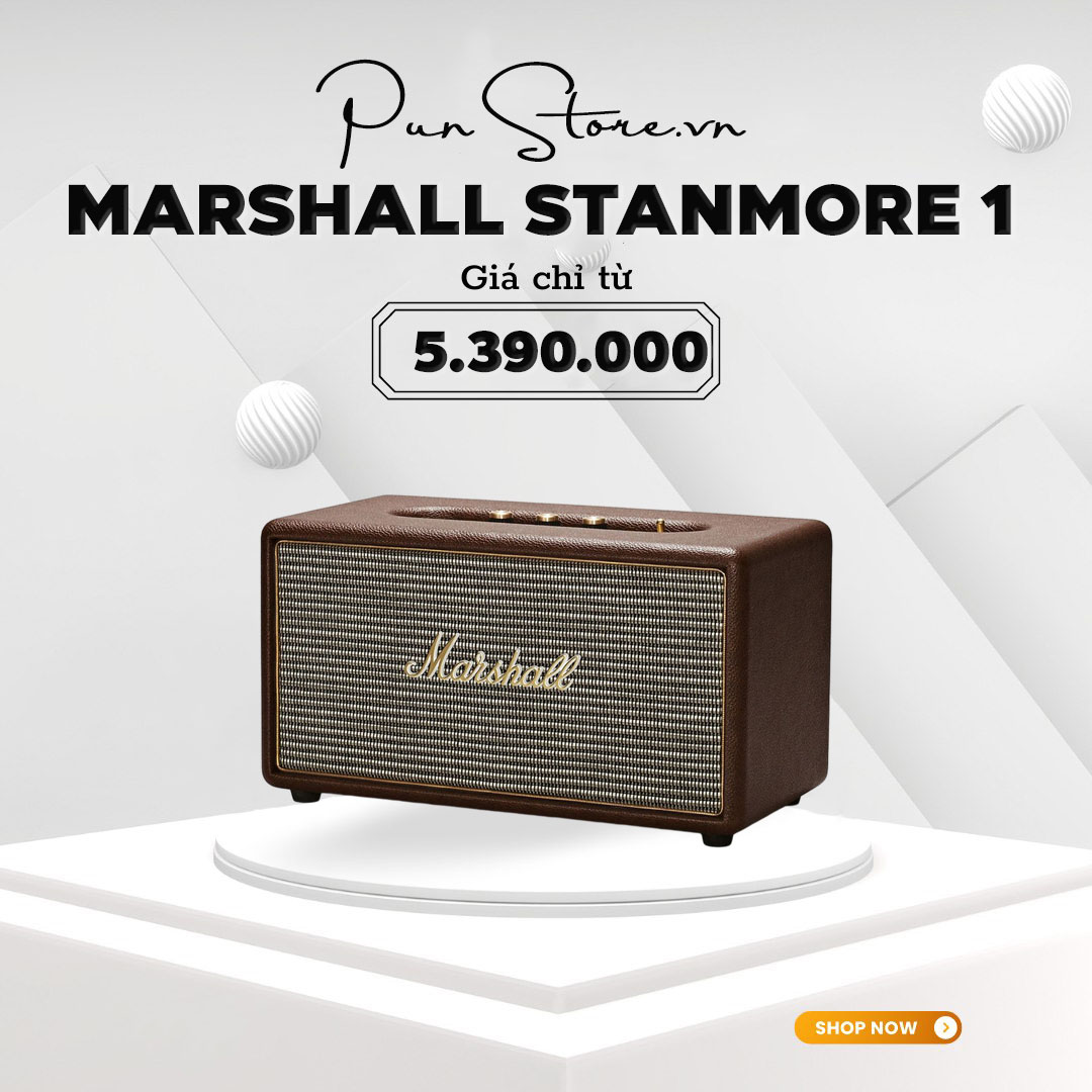 Loa marshall stanmore 1 new chính hãng - bảo hành 12 tháng