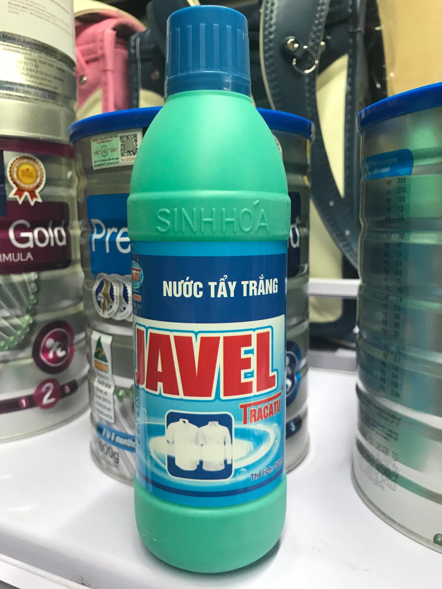 [Hoàn Tiền 10%] Nước tẩy trắng quần áo vật dụng nhà cửa Javen Tracatu 250ml làm sạch quần áo tẩy mốc quần áo làm sạch tường mốc