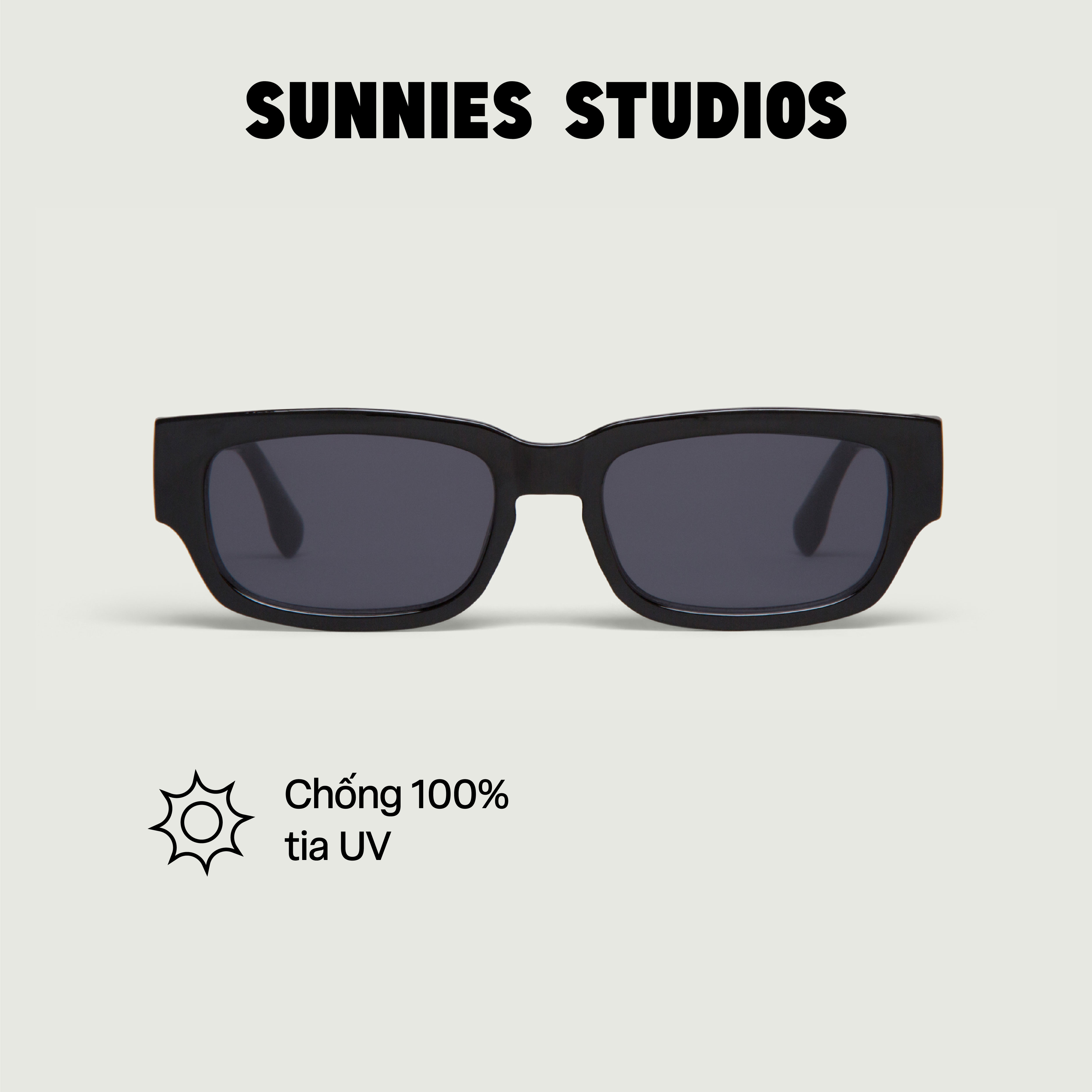 Kính mát Sunnies Studios Gọng Chữ Nhật Jarvis in Ink