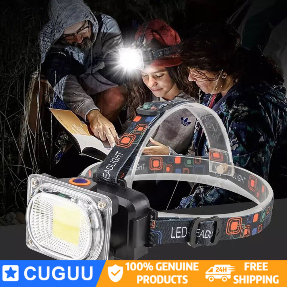 Đèn Pha Cầm Tay Mini Chính Hãng, Đèn Bắp Trên Lõi Ngô, Đèn LED, Sạc USB