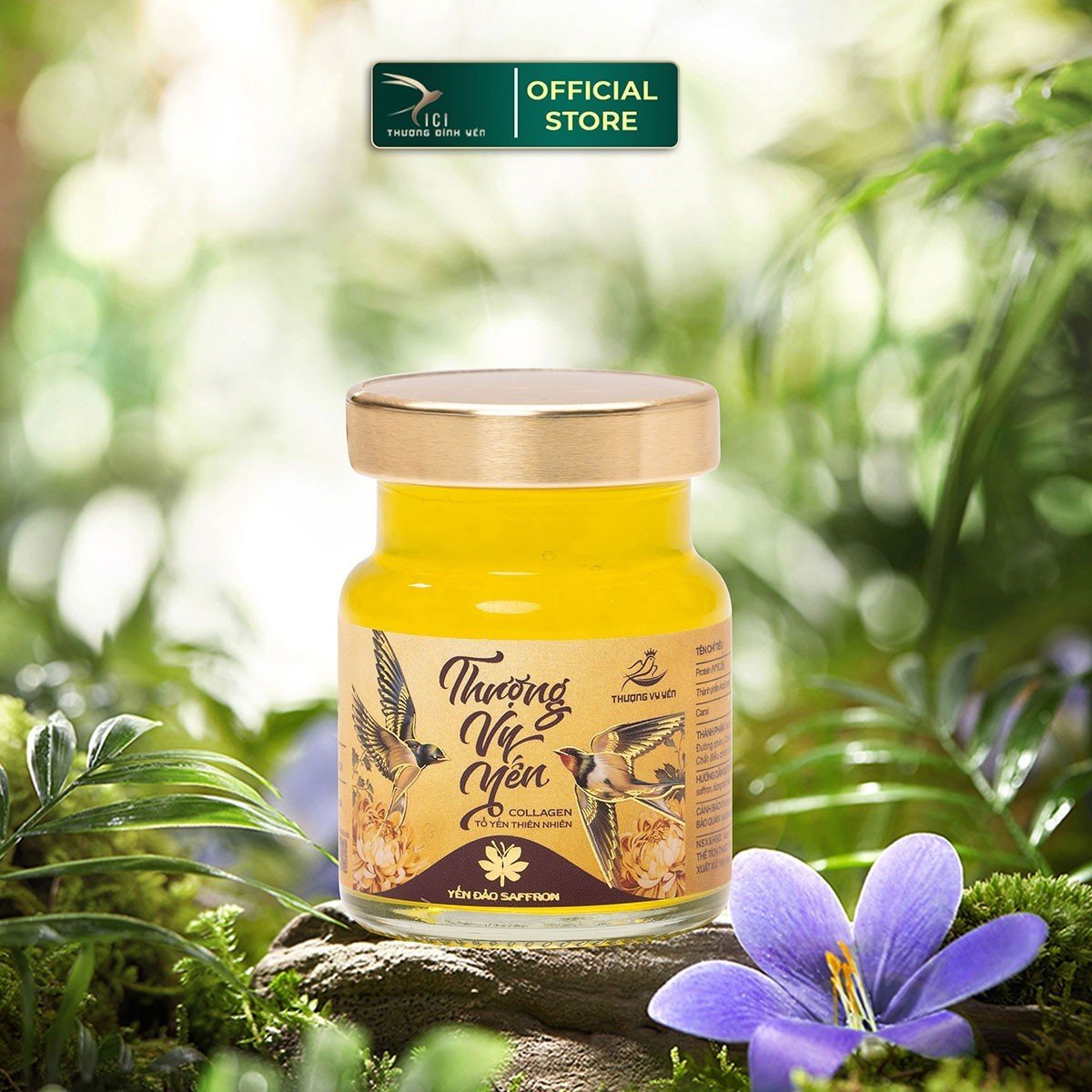 Tổ Yến Chưng Sẵn CICI THƯỢNG ĐỈNH YẾN Thượng Vy Yến Saffron Dưỡng Nhan Làm Sáng Da, Giảm Sẹo Thâm, Nếp Nhăn Hũ 70ml