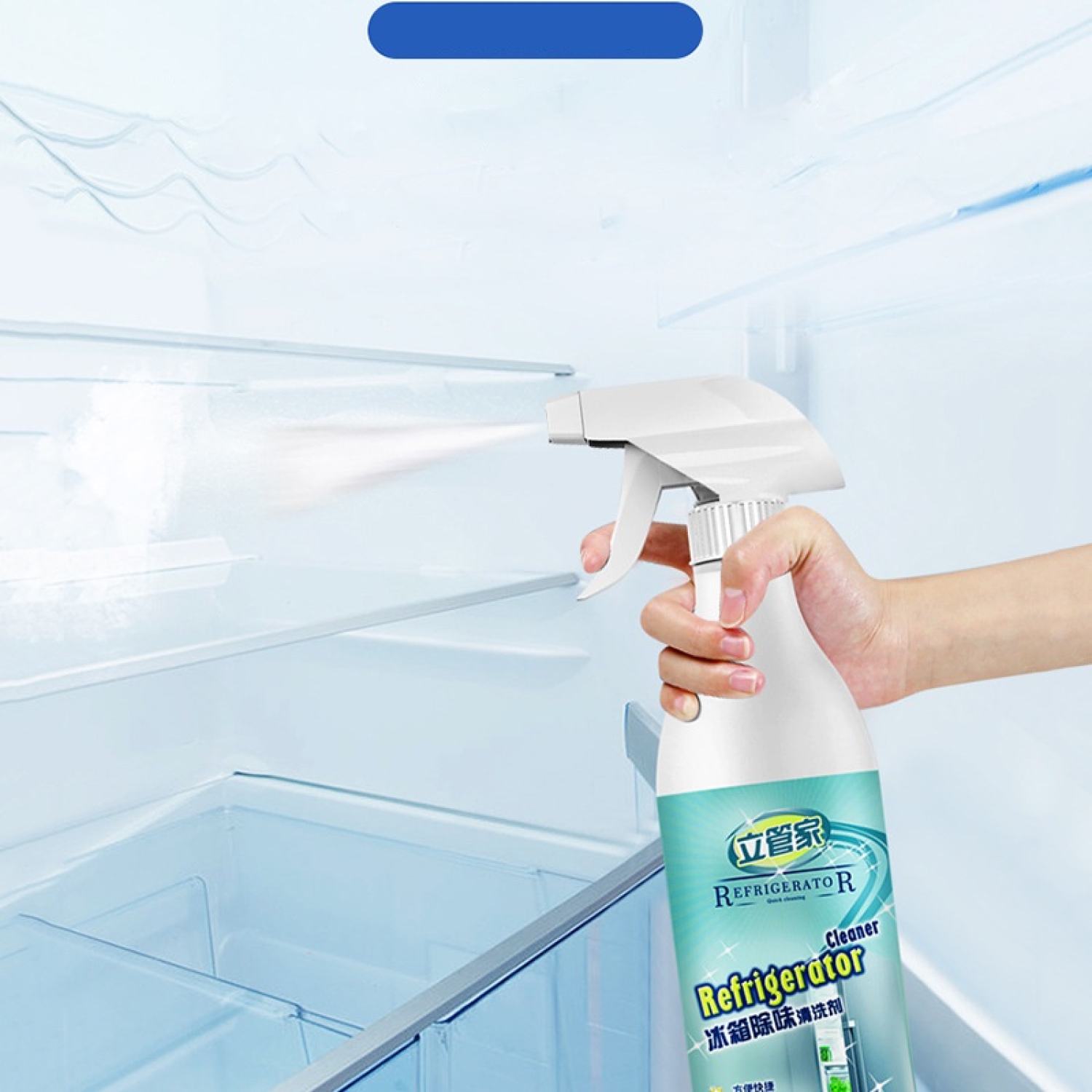 Chai xịt vệ sinh tủ lạnh hàng nội địa trυng vệ sinh khử mùi tủ lạnh, tủ đông công nghiệp - dung tích 500ml