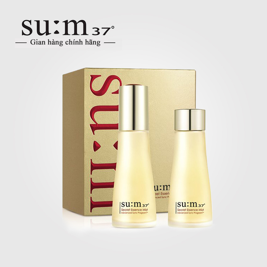 Xịt khoáng nước thần Su:m37 Secret Essence Mist 60mlx2