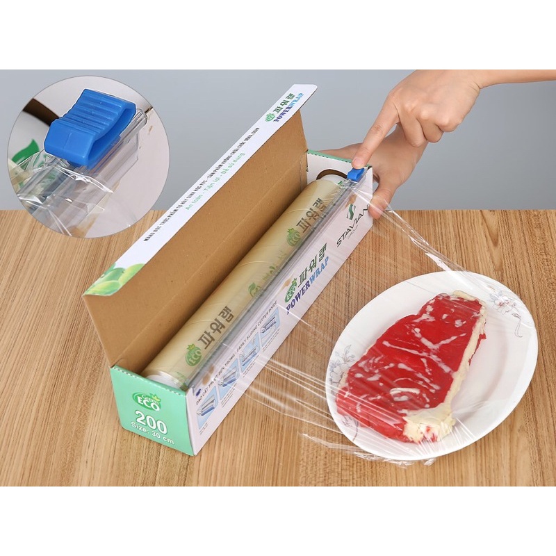 Giảm sốc màng bọc thực phẩm EcoGreen Wrap 30cm x 60m