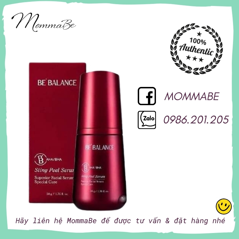 Serum tẩy da chết & thay da sinh học sting peel serum 50 gram - be'balance chính hãng