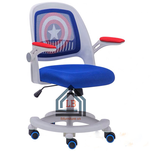 [HCM]Ghế xoay trẻ em/ Ghế học tay gấp gọn