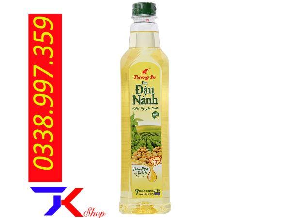 Dầu đậu nành Tường An nguyên chất chai 1 lít