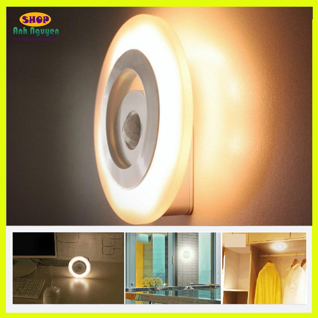 Đèn led cảm ứng hồng ngoại tự động sáng