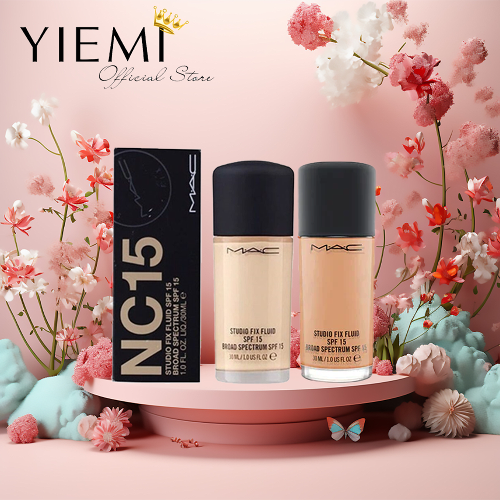 Kem nền 𝙈.𝘼.𝘾 studio fix fluid foundation spf 15, kem che khuyết điểm 𝙈.𝘼.𝘾 studio fix fluid foundation spf 15 30ml