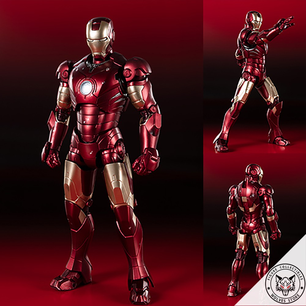 Mô hình Hottoys 16 Power Pose Iron Man Mark XLVI kèm 28 led  Đồ chơi  trẻ em