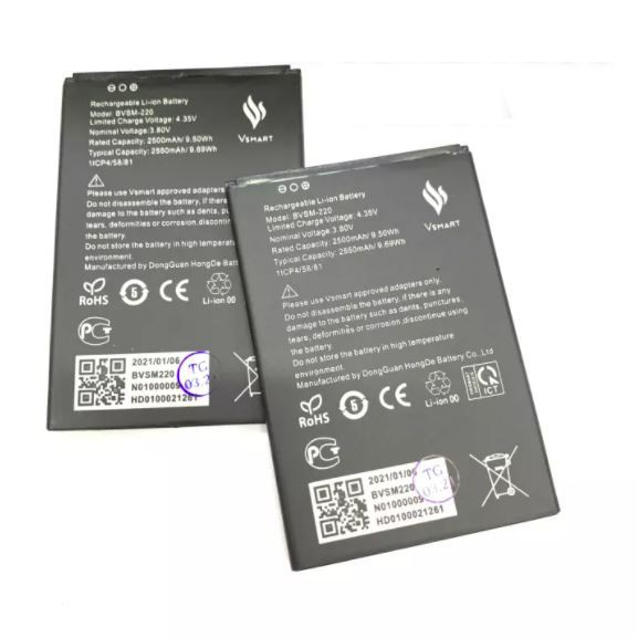 Pin vsmart bee bvsm-220 mới 100% bảo hành 1 đổi 1