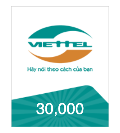 [HCM][Flash Sale] Mã thẻ VIETTEL 30.000 - nhận mã SIÊU TỐC qua EMAIL
