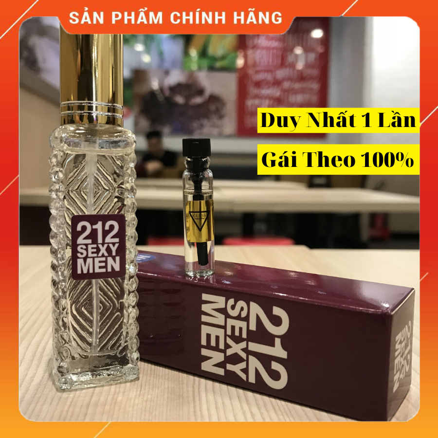 Nước Hoa Nam Cao Cấp 212 Sexy 20ml Gợi Cảm Xịt Trực Tiếp