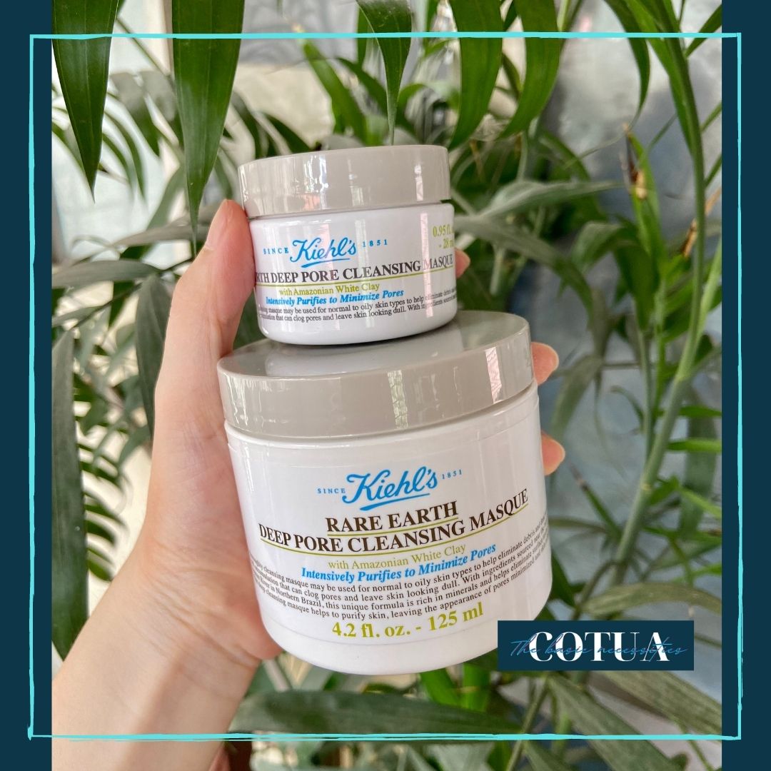 [SĂN SALE] Mặt nạ đất sét Kiehl's + Tặng cọ đắp mặt nạ