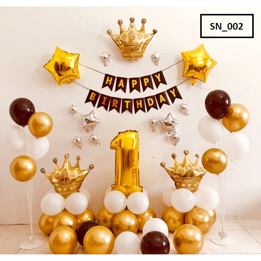 Combo sét bóng bay sinh nhật kèm chữ happy birthday- sét trang trí tiệc sinh nhật nhiều màu xinh xắn dễ thương- sét trang trí sinh nhật- sét bóng bay sinh nhật- sét chữ sinh nhật- happy birthday- trang trí sinh nhật
