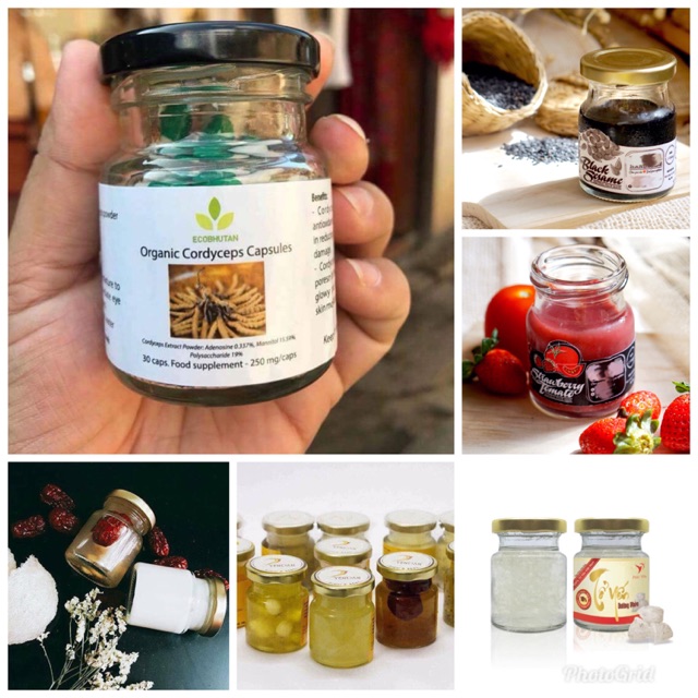 Hũ chưng yến 75ml, lọ thuỷ tinh đựng yến sào, bột, mứt, làm sữa chua nắp thiếc